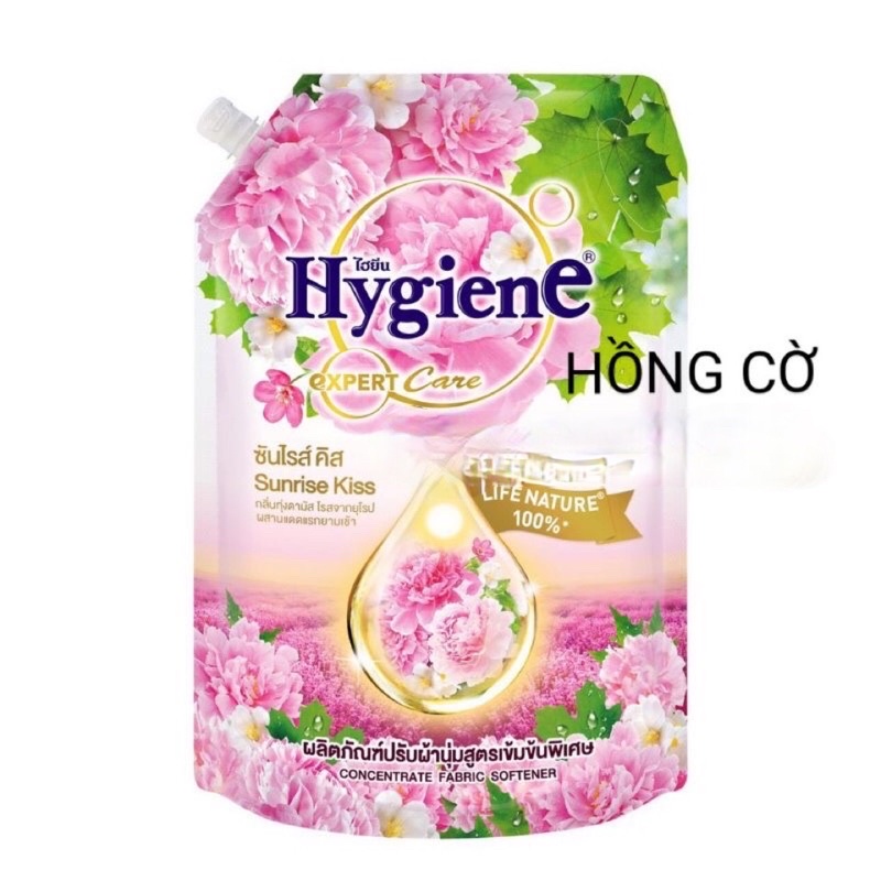 Nước xả Hygiene Thái Lan đậm đặc lưu hương lâu hơn túi 1300ml