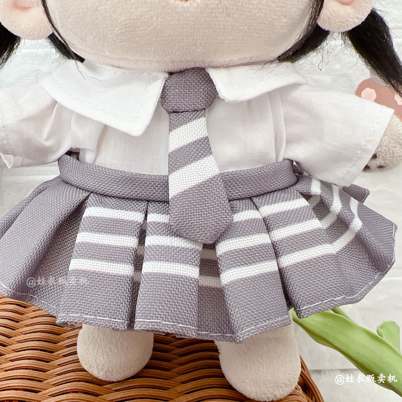 Outfit doll 20cm váy học sinh