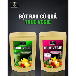 Bột Rau Quả True Vegie (Bổ sung rau / Giảm cân / Đẹp da) - 1 gói 300g - 30 lần dùng