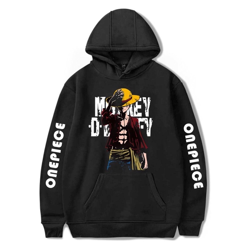 BST Áo Hoodie Nỉ Dài Tay In Hình Luffy Zoro One Piece cực đẹp giá siêu rẻ