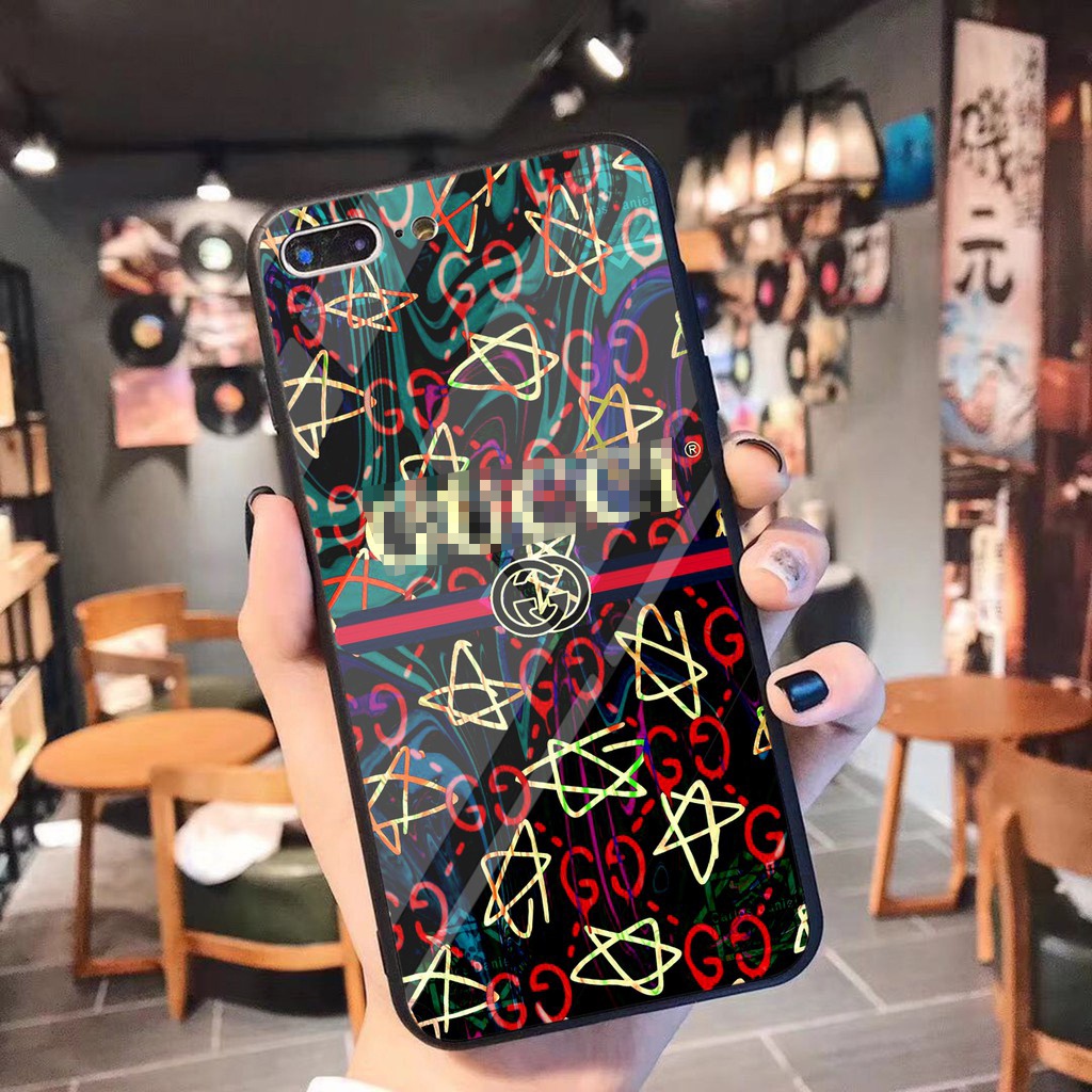 ỐP IPHONE - ỐP KÍNH - kame và gucc DÀNH CHO IPHONE 6 6S 6PLUS 6SPLUS 7PLUS 8PLUS X XS 11 pro max 13promax xr xsmax k153