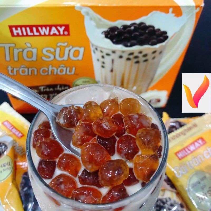 Trà sữa Hillway (trà sữa trân châu pha sẵn) 5 gói