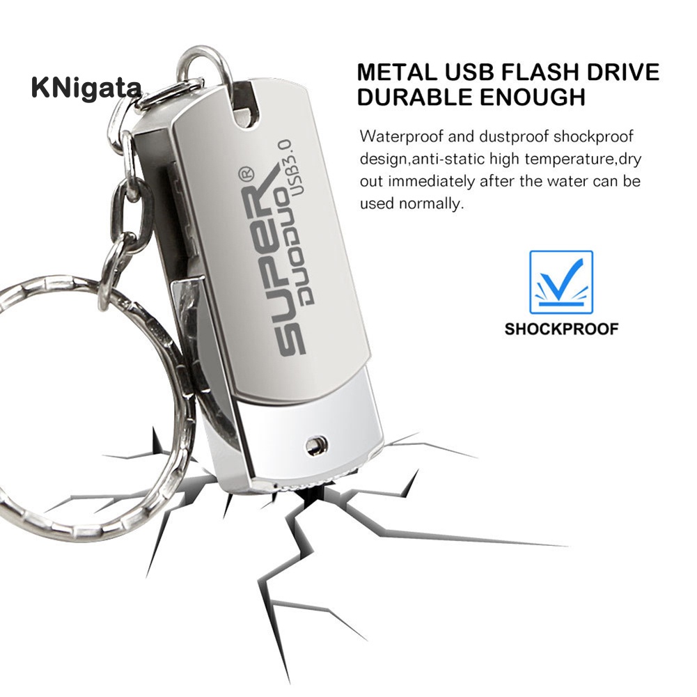 Ổ Đĩa Usb 3.0 4 / 8 / 16 / 32 / 64gb Bằng Kim Loại Có Móc Khóa | BigBuy360 - bigbuy360.vn