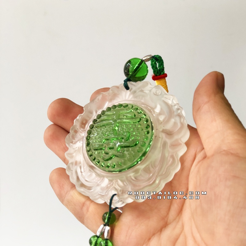 Dây Treo Xe Ô Tô Ngọc Bội Tinh Xảo 3 Màu Lựa Chọn