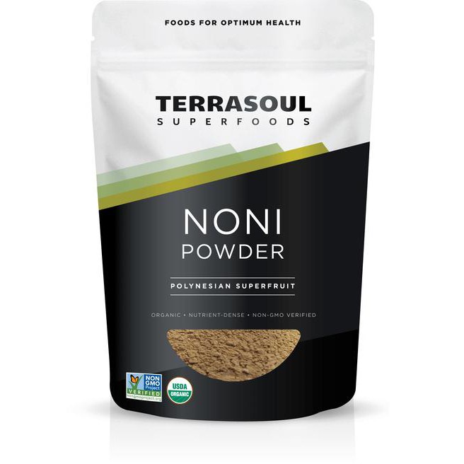 [Terrasoul Superfoods] Bột trái nhàu hữu cơ (bột nhàu hữu cơ) Noni Powder- 454g
