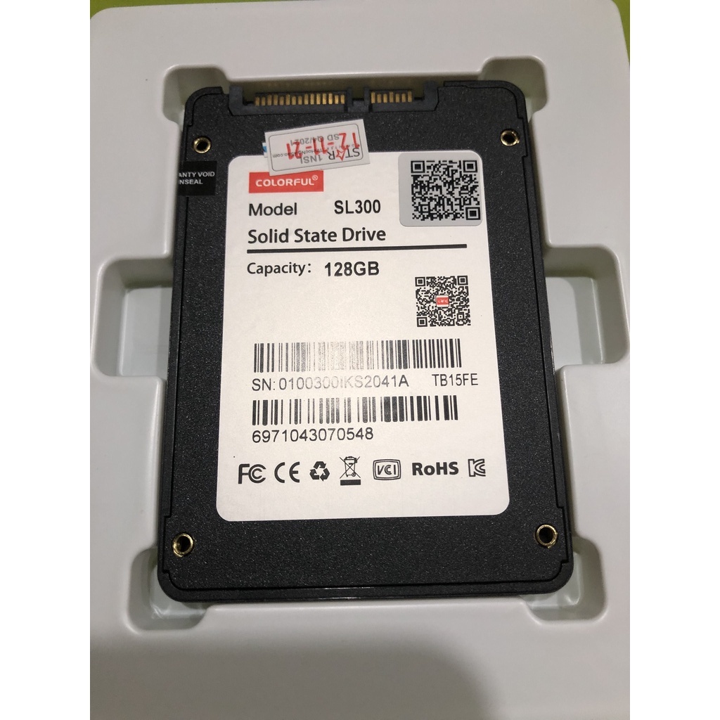 Ổ cứng SSD 128G Colorful SL300 Sata III 6Gb/s TLC