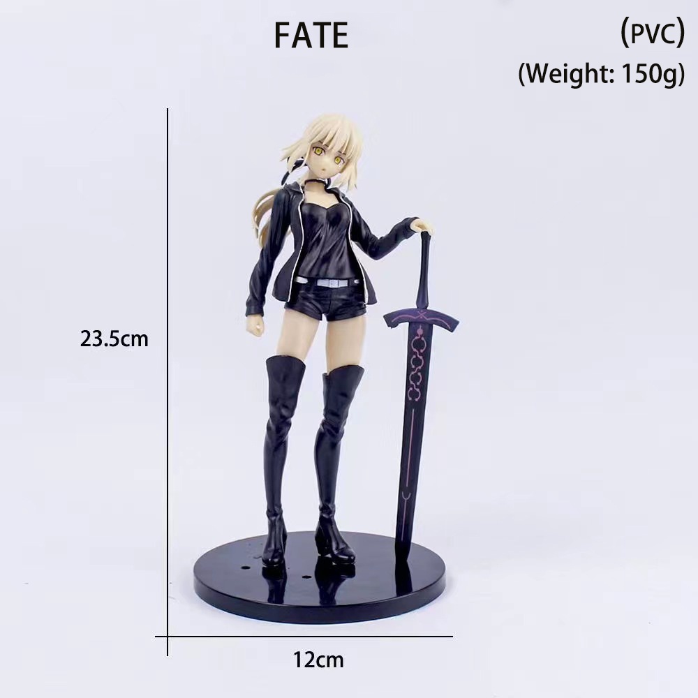 Nhân Vật Saber Trong Fate Grand Order Mô Hình Đồ Chơi Chất Liệu PVC Dùng Làm Quà Tặng