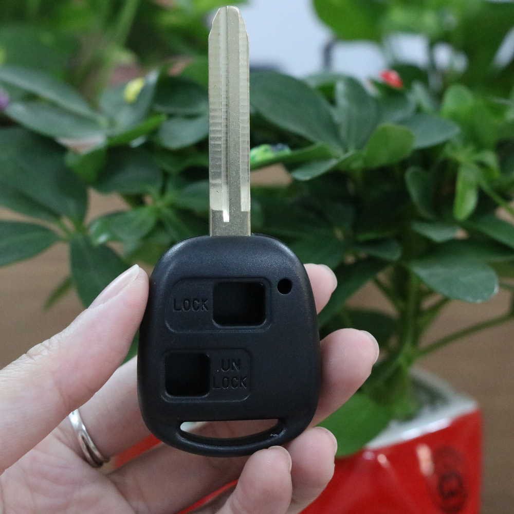 Vỏ chìa khóa Toyota Prado, Land Cruiser, Yaris 2 nút Type 2 chìa thẳng