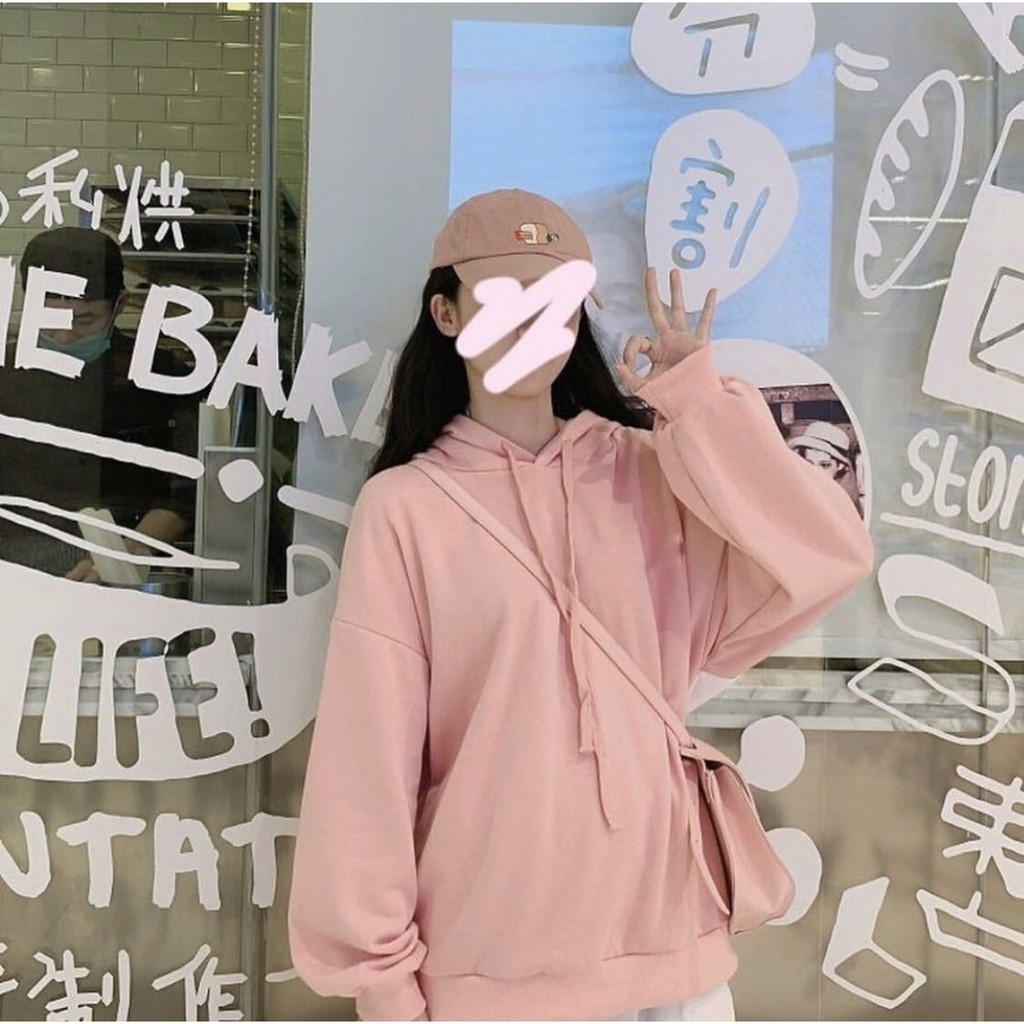 Áo Hoodie BASIC màu trơn unisex nam nữ SV Plus - 20 full size M L XL