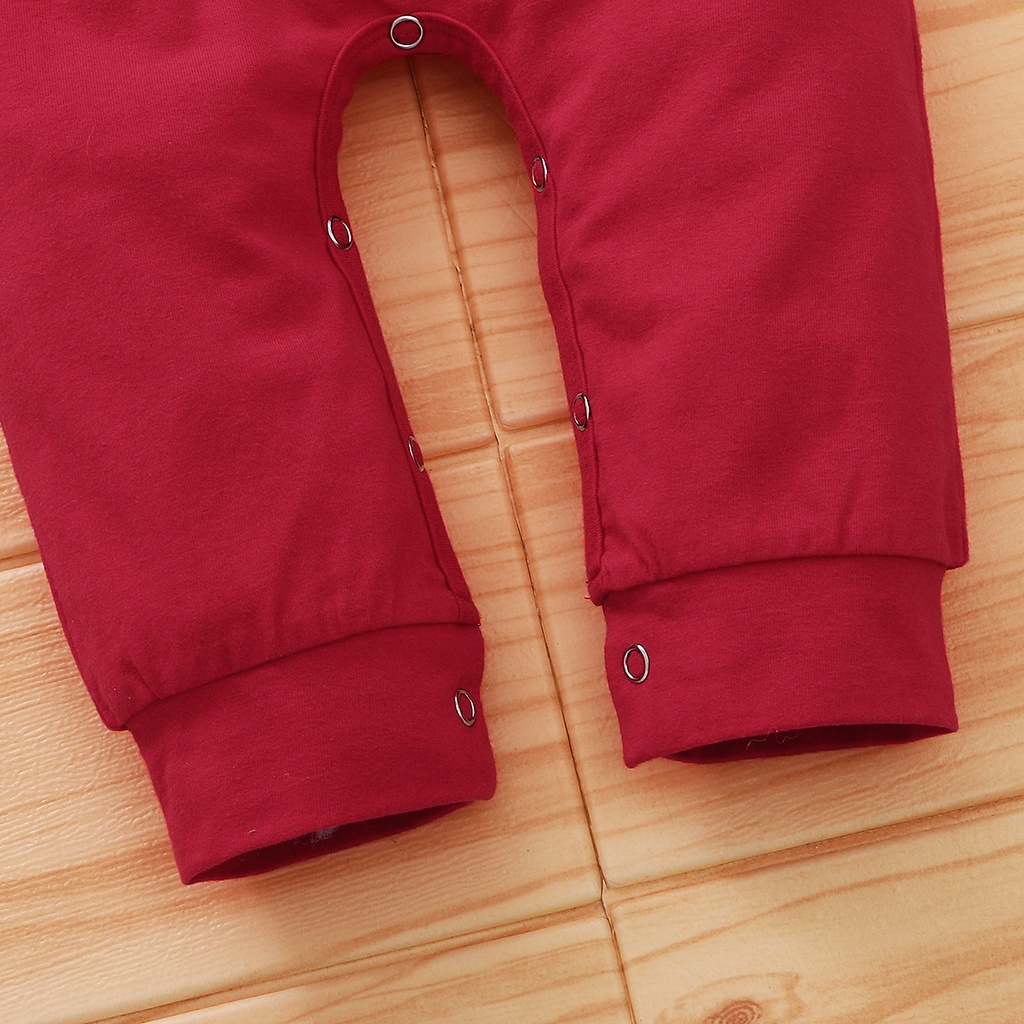 Bộ đồ MIKRDOO gồm áo liền quần dài tay vải cotton họa tiết kẻ sọc họa tiết chữ và mũ đáng yêu xinh xắn cho bé sơ sinh