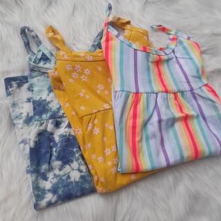 Váy dây cotton mùa hè siêu mát mẻ cho bé
