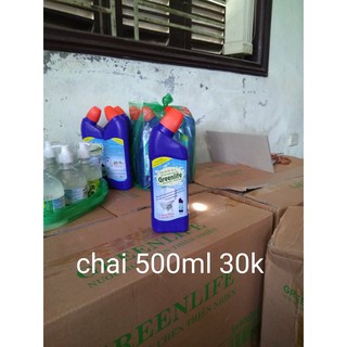 Nước tẩy bồn cầu greenlife 500ml