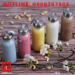 Combo 5 chai thủy tinh 300ml có dây xách