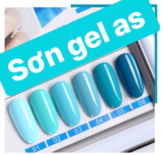 Sơn gel As xanh ( Mã DF - chai đen )