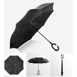 Ô dù đi mưa gấp ngược thông minh GS hợp đi ô tô