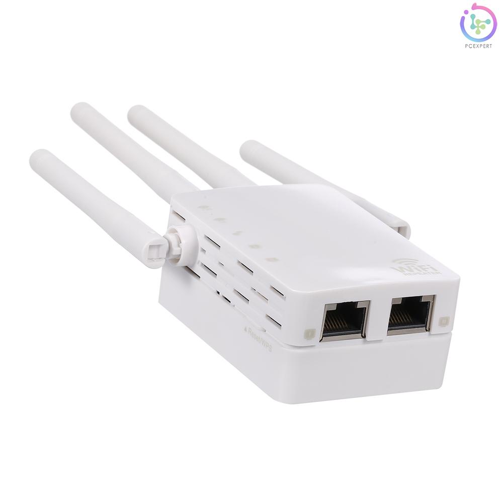 WiFi Booster 1200Mbps Dual Band 2.4GHz 5GHz WiFi Internet Signal Amplifier Wireless Repeater with Four Antennas US Plug