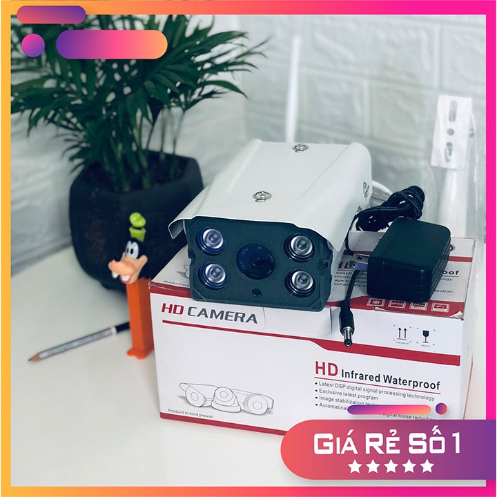 Camera Wifi Ngoài trời 720P HD vỏ kim loại chống nước