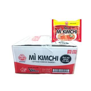 Thùng 20 gói mì Kim chi Ottogi 120gx20
