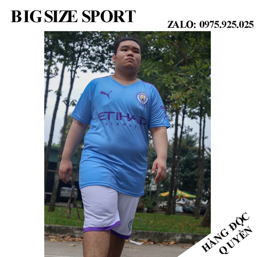 Bộ Quần Áo Bóng Đá Nam Manchester City Bigsize