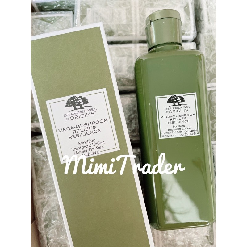 Lotion nấm Origins MEGA MUSHROOM Relief &amp; Resilience Soothing Treatment Lotion