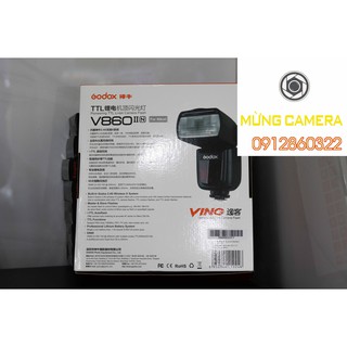 Đèn Flash máy ảnh Godox V860 II N ( fo nikon ) (đã gồm pin +sạc)