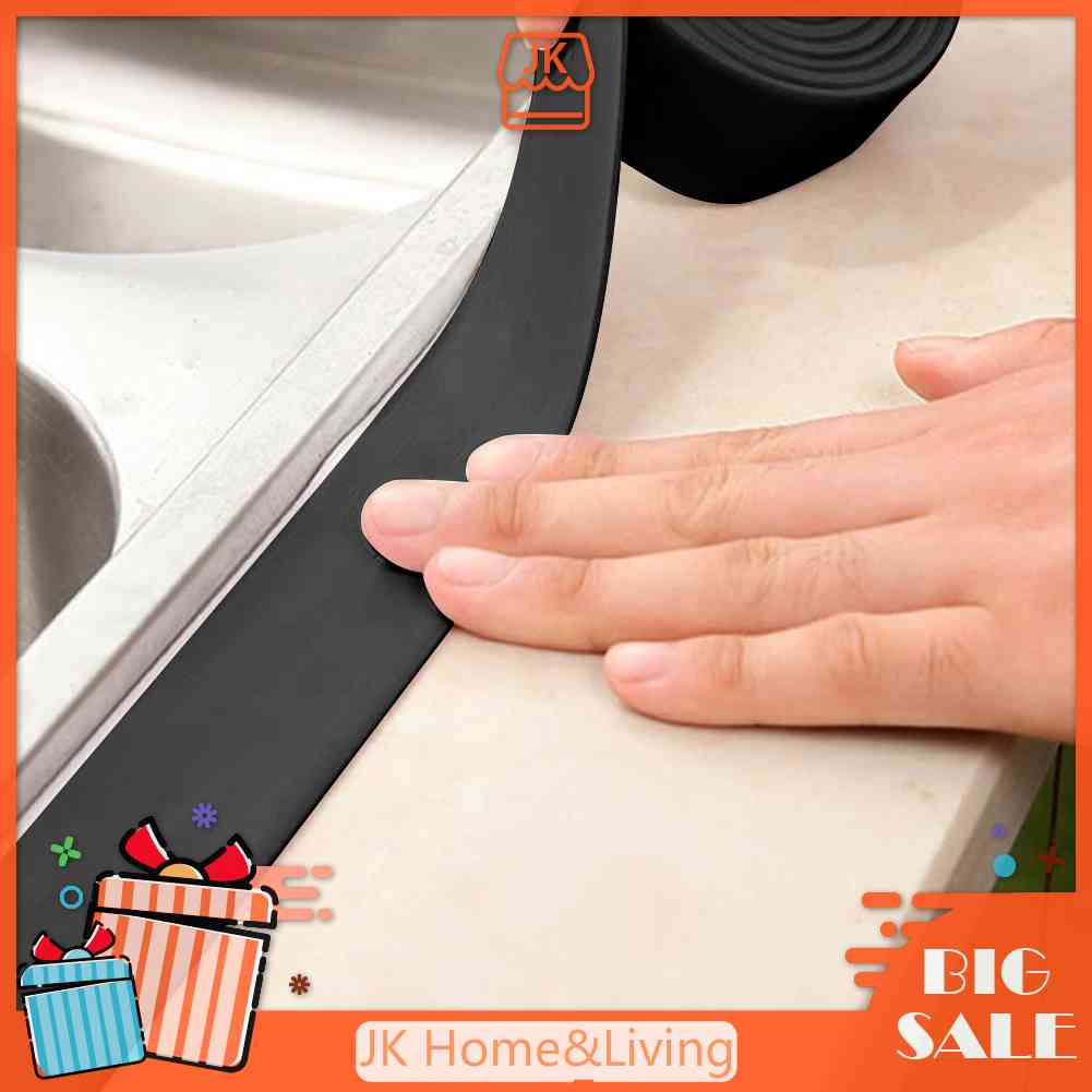 Băng Keo Dán Viền Nhà Bếp Màu Đen Chống Thấm Nước Chống Bám Bẩn Tiện Dụng