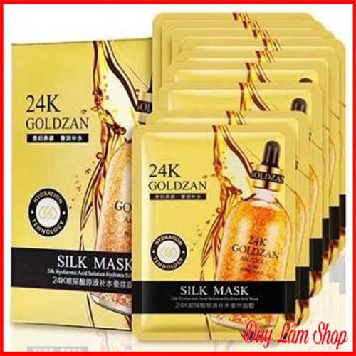 Mặt nạ lụa vàng 24k Goldzan Silk Mask (1miếng)
