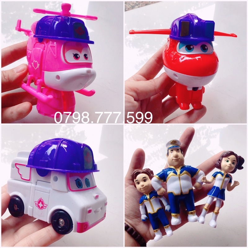 Bộ đồ chơi đội bay siêu đẳng Super Wings