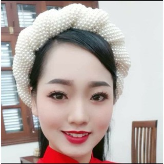 Mấn đội đầu đính hạt trai