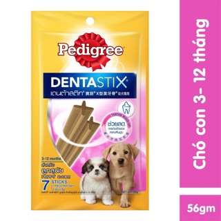 Xương gặm sạch răng cho chó con Pedigree Dentastix 56g
