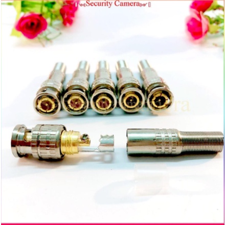 Jack BNC F5/BNC lò xo loại tốt, giắc tín hiệu cho camera, đầu ghi hình ( mã lẻ 1c)