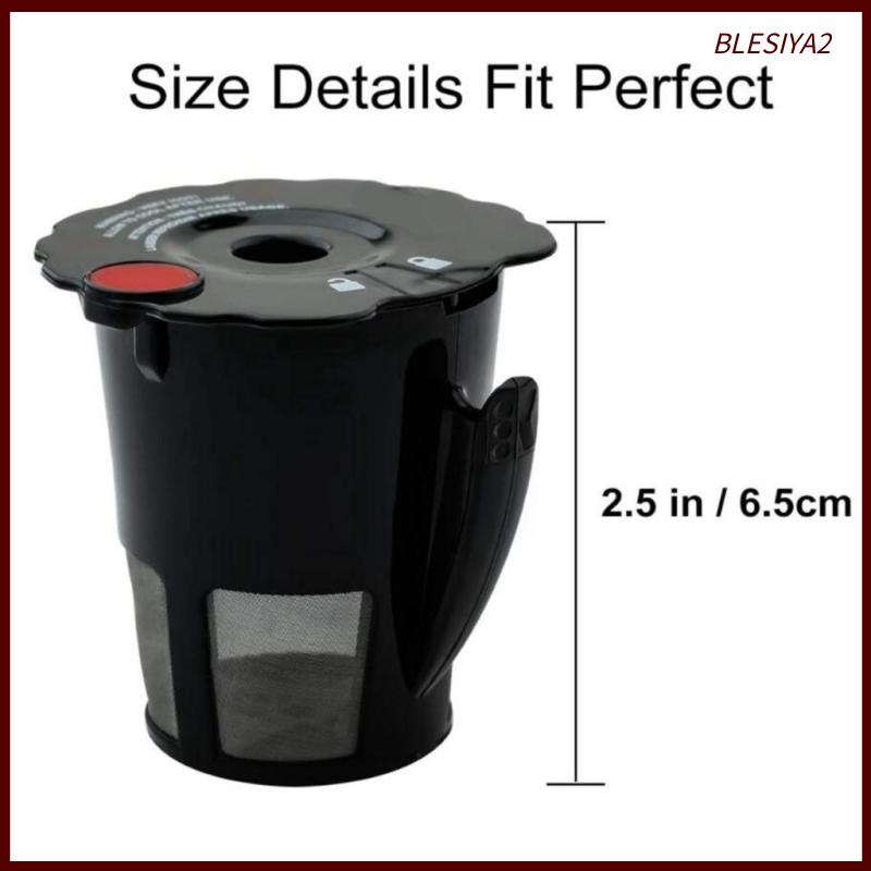 [BLESIYA2]Coffee Filter Pod Cup for KEURIG 2.0 Coffee Maker K200 K400 K460 K460 K575