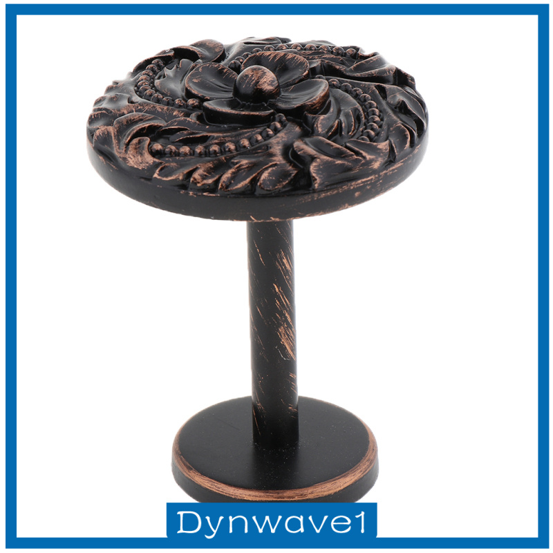 [DYNWAVE1]1 Piece Curtain Holdbacks Tiebacks Holders Paint 100% Handmade Carved Black