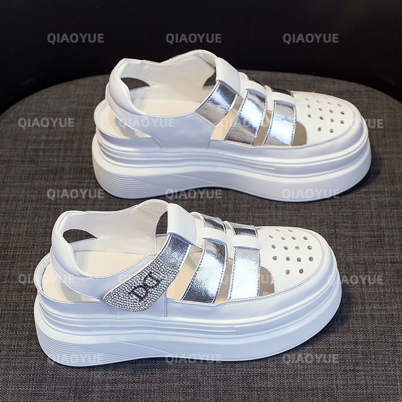 Giày Sandal Đế Xuồng Dày Thời Trang Mùa Hè