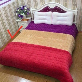 Thảm nỉ nhung trải giường 1m8 ( inbox chọn màu)