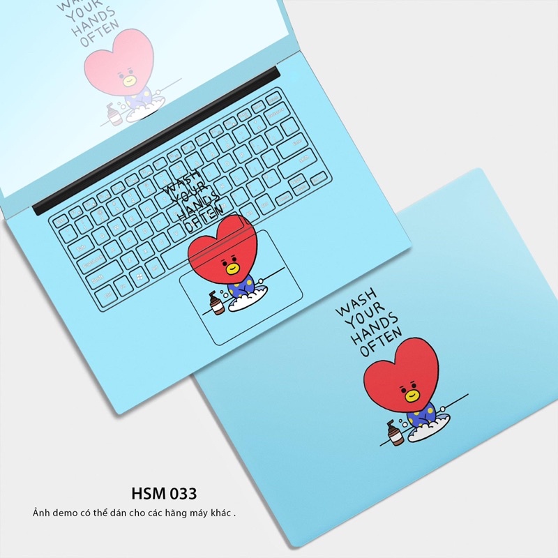 Skin Dán Laptop - Mẫu BT21 (P2)