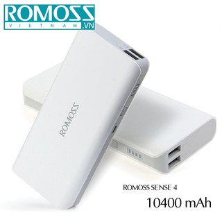 Pin sạc dự phòng romoss sense 4 10.400mah