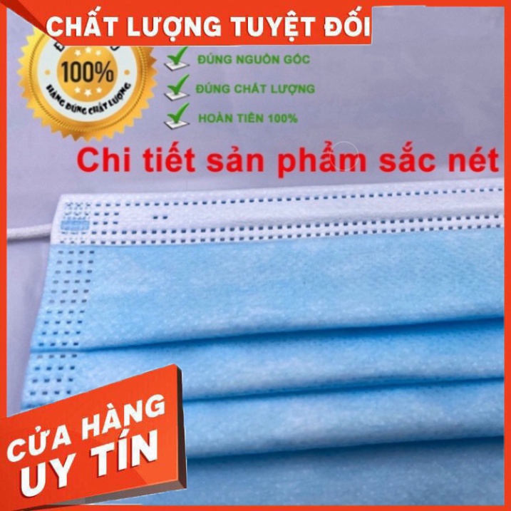 Khẩu Trang Y Tế 4 Lớp Có LOGO,Hộp 50 Chiếc Kháng Khuẩn LATUMI taynai492