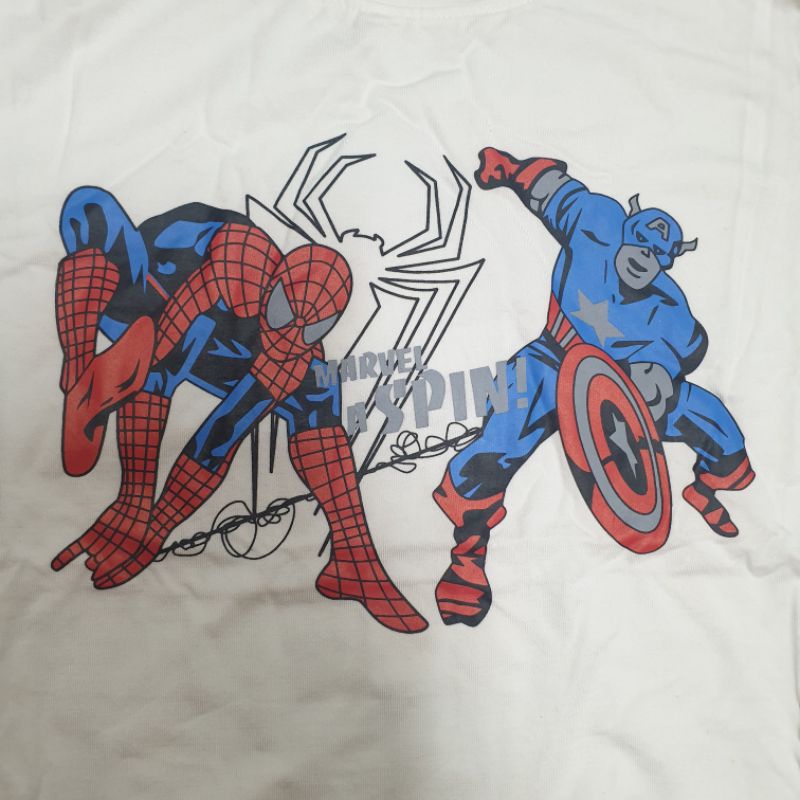 Áo bé trai tay dài in siêu nhân bo tay 12- 35kg(vải dày đẹp)