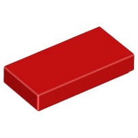 Gạch Lego tấm 1 x 2 trơn / Lego Part 3069b: Tile 1 x 2 with Groove