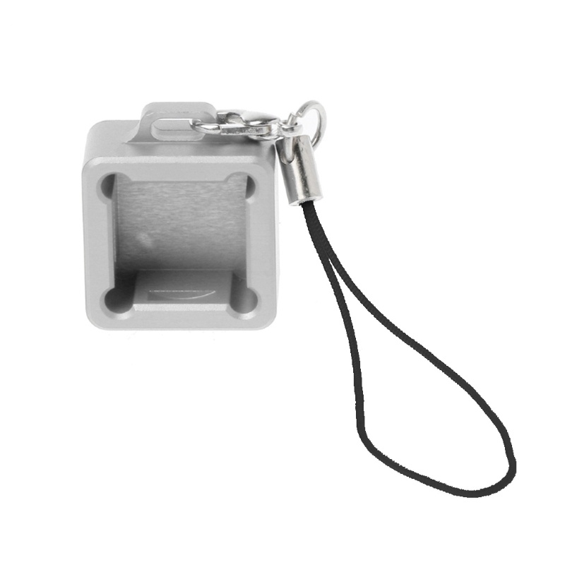 Móc khóa gắn đế thử phím cơ MX Switch làm bằng nhôm cắt CNC dùng ấn giải tỏa căng thẳng