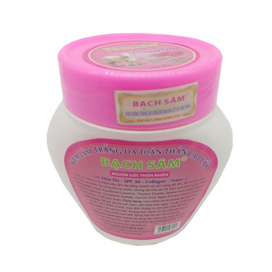 Kem Body Bạch Sâm BS6, Kem Dưỡng Da Tay, Kem Dưỡng Trắng Da Body 180g