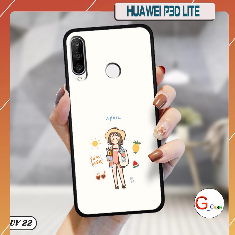 Ốp lưng Huawei P30 Lite lưng nhám - ngộ nghĩnh