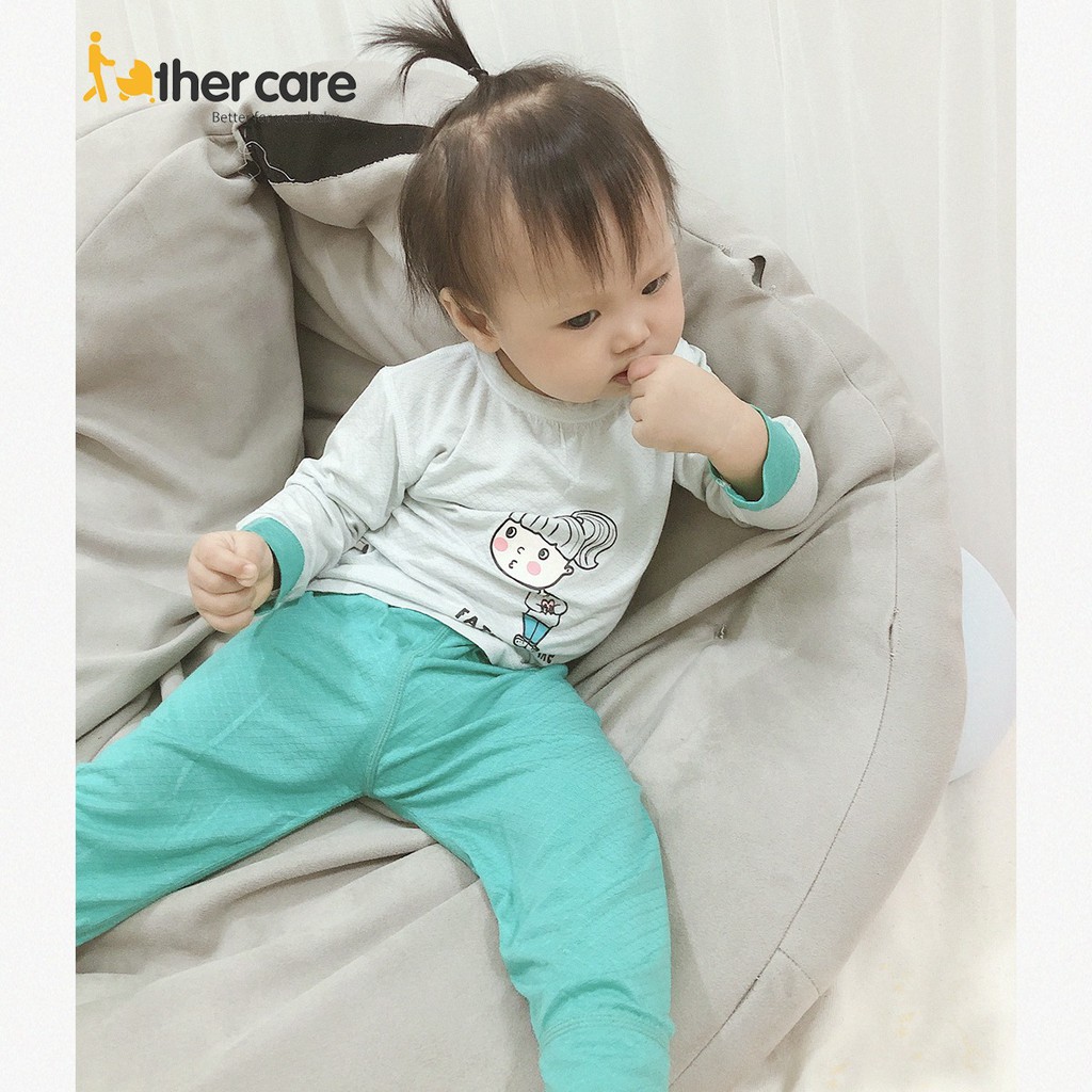 Bộ Quần Áo Trẻ em DT FatherCare Cài Vai - Cô Gái Trái Tim FC800