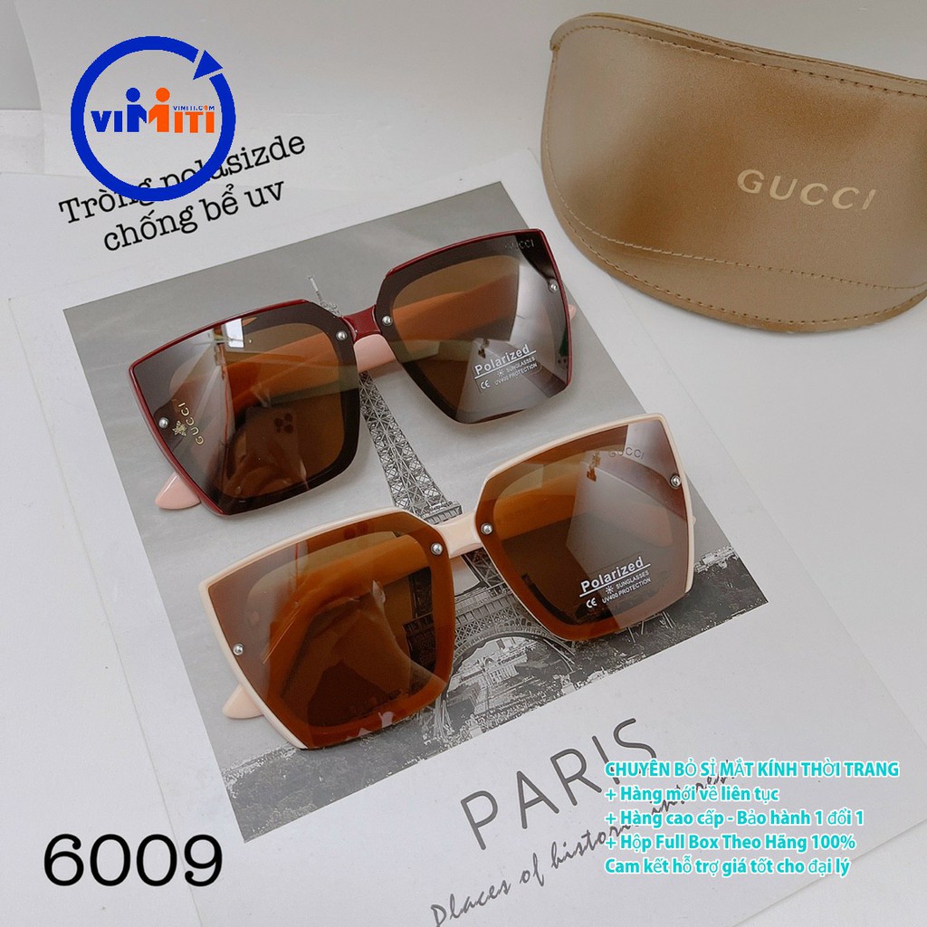 [ ĐỔI TRẢ 14 NGÀY ] Kính thời trang cao cấp nữ Gucci tròng chuẩn polarized #kinh_thoi_trang_gucci