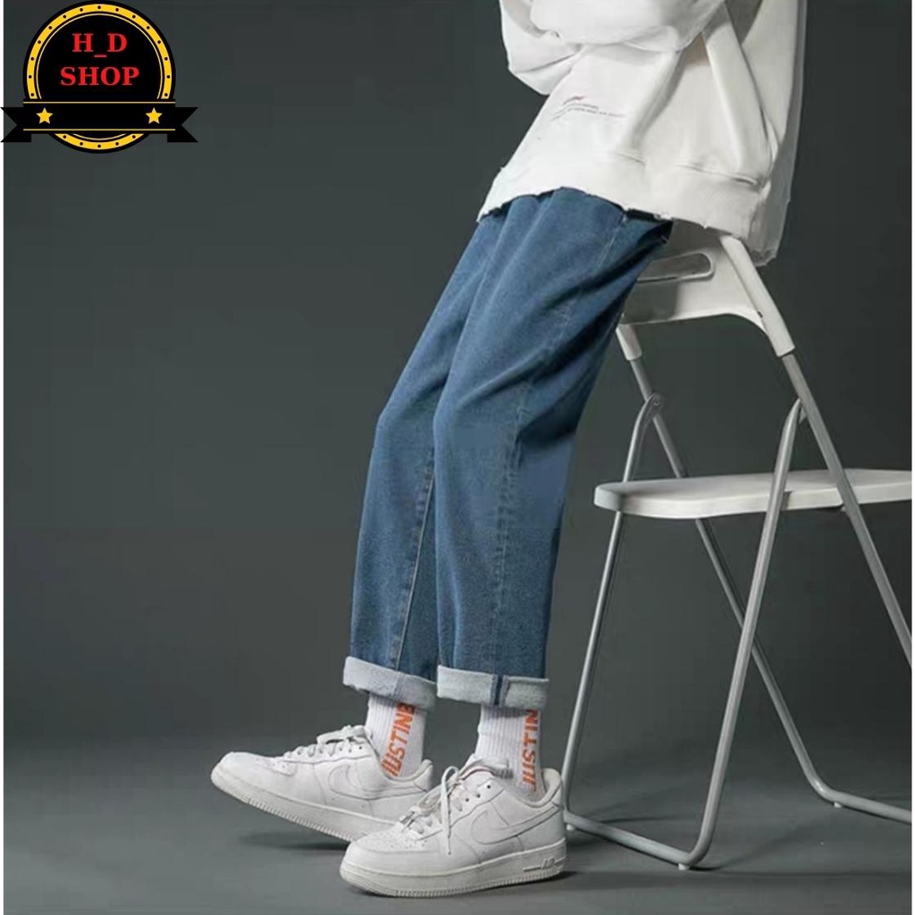 [Mã SRBACK010912 hoàn 20K xu đơn 50K] Quần Jean baggy nam , jeans unisex - dáng suông rộng -Top xu hướng 2021 | WebRaoVat - webraovat.net.vn