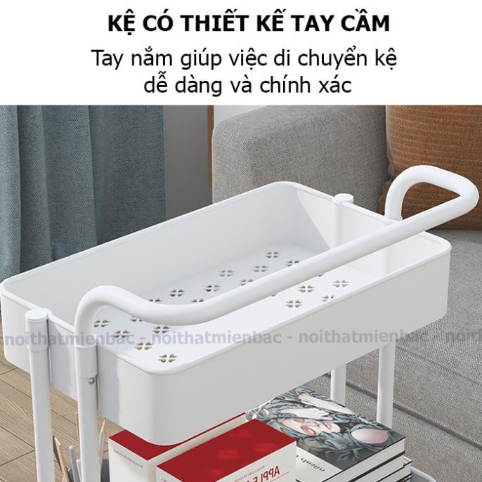 [SALE SỐC] KỆ ĐA NĂNG 3 TẦNG CÓ BÁNH XE - CHÍNH HÃNG (TẶNG KÈM TUỐC NƠ VÍT) [Freeship 10k]