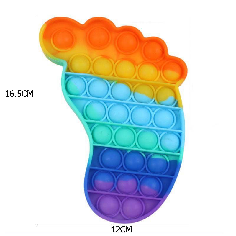 Đồ chơi nhấn bong bóng nhiều hình dạng hỗ trợ giảm căng thẳng hiệu quả Đồ Chơi Bóp Tay pop it fidget toy