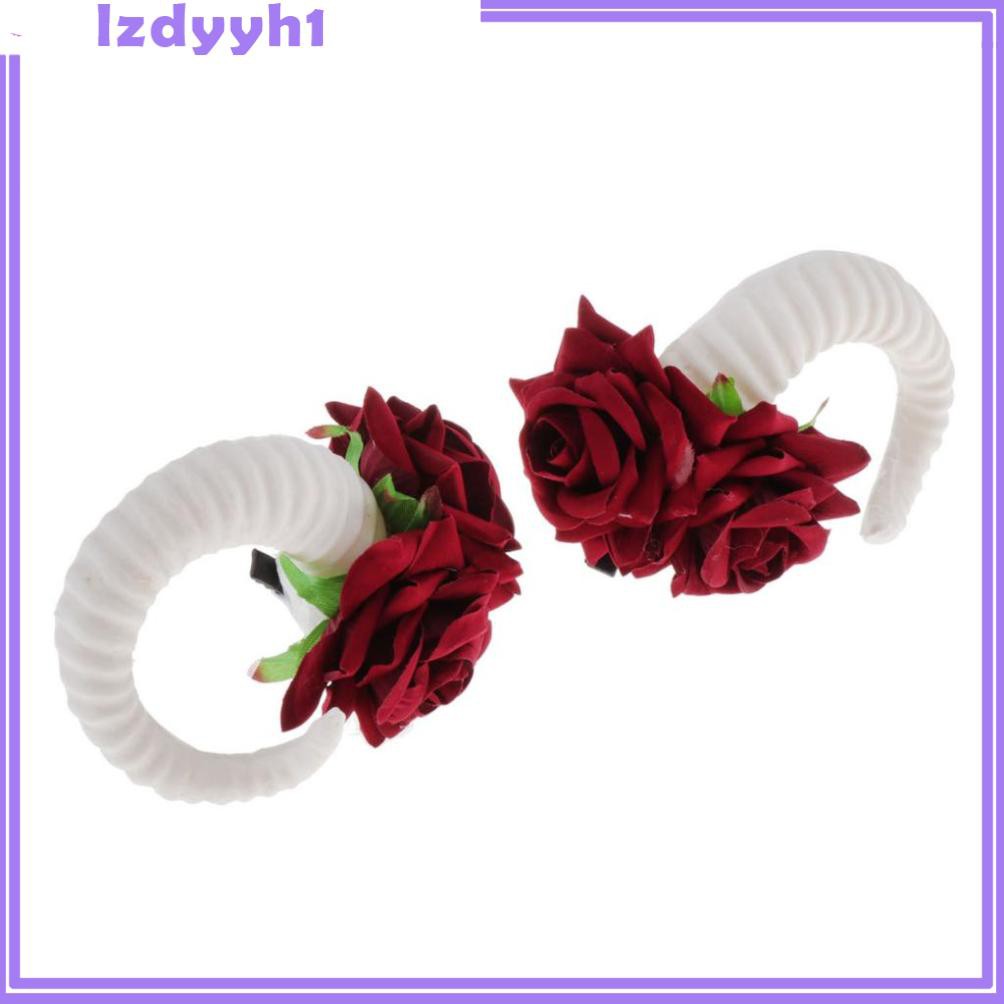 Cài Tóc Sừng Cừu / Dê Hy Lạp Màu Đen Độc Đáo Dùng Hóa Trang JoyDIY