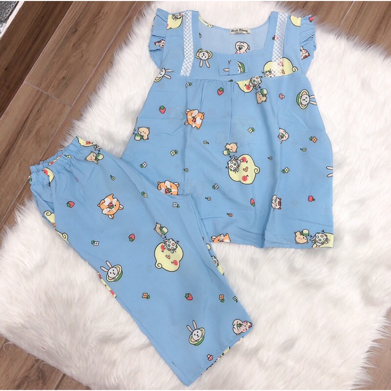 Đồ bộ lụa latin lửng siêu mát mềm